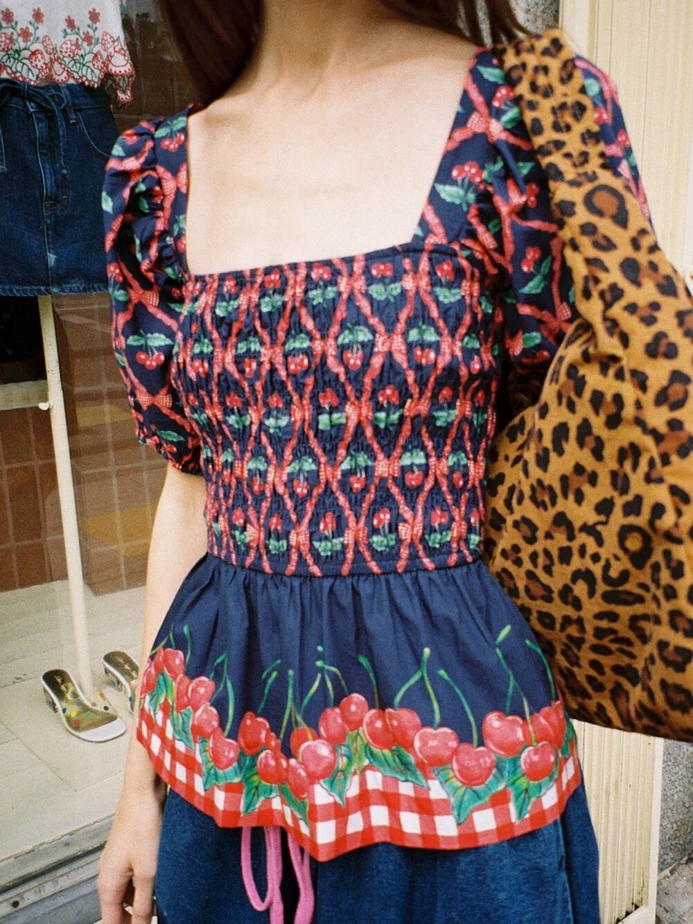 Damson Madder Allegra Blouse in Cherry Pie 12